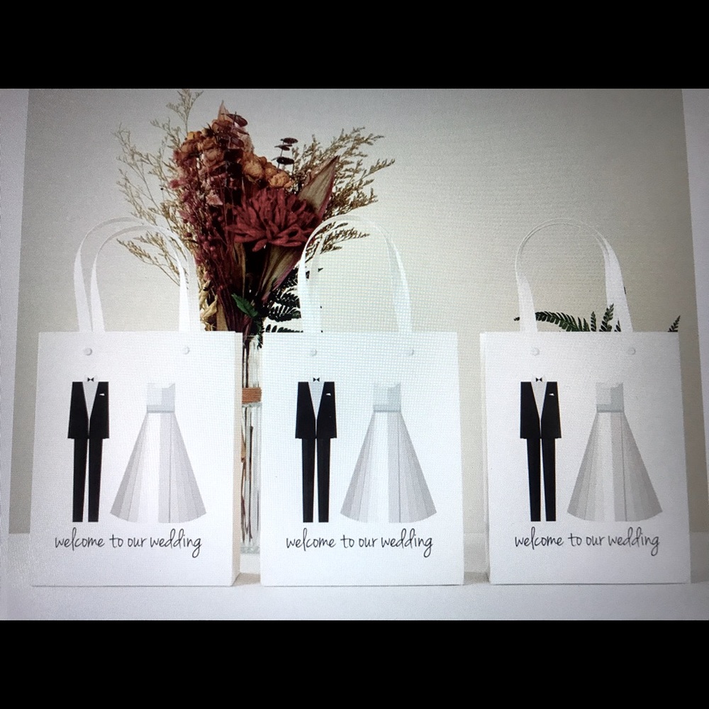 Welcome to Our Wedding gift bags